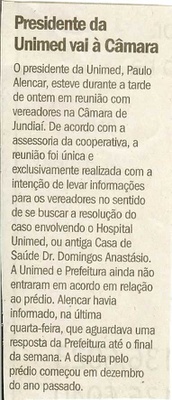 Jornal de Jundiaí - 30/04/2008