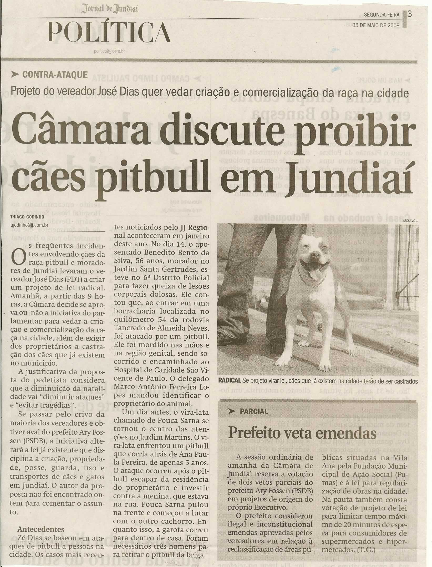 Jornal de Jundiaí - 05/05/2008