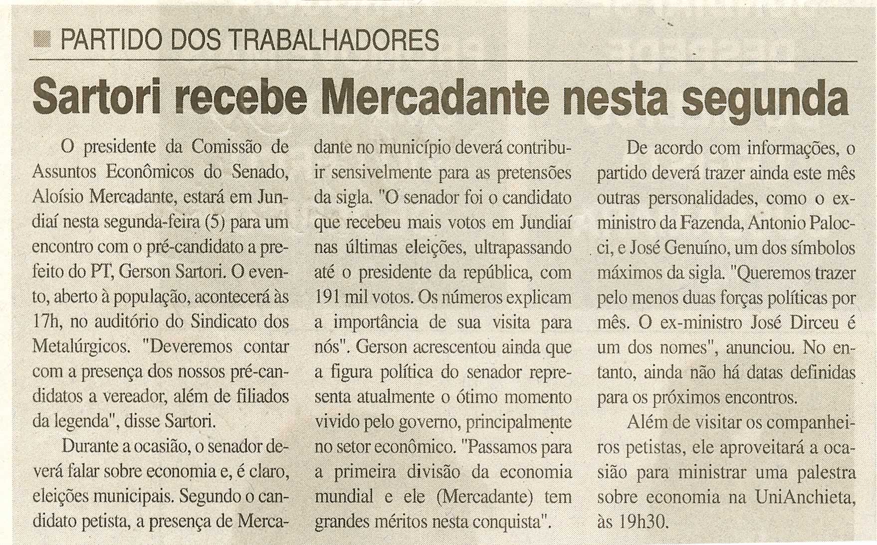 Jornal da Cidade - 04/05/2008