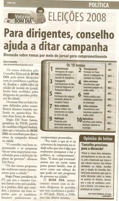 Bom Dia Jundiaí - 05/05/2008