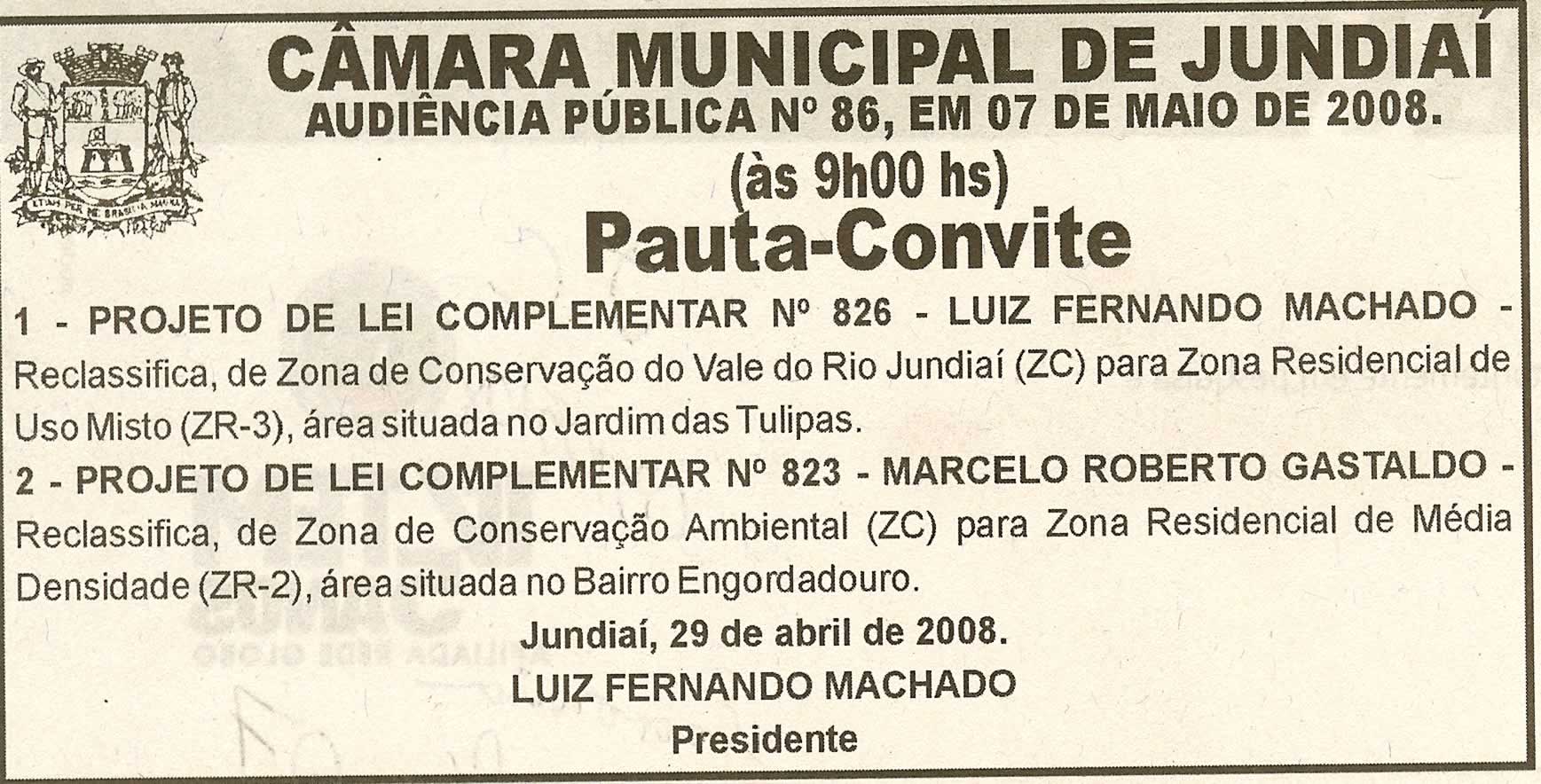 Jornal da Cidade - 03/05/2008