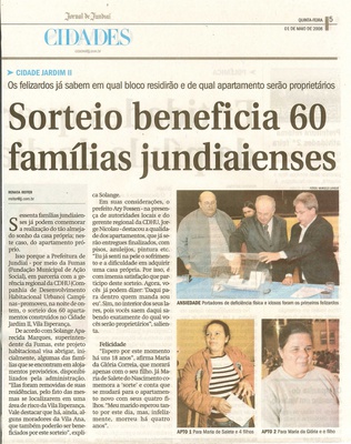 Jornal de Jundiaí - 01/05/2008