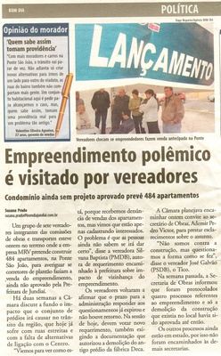 Bom Dia Jundiaí - 06/05/2008