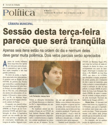 Jornal da Cidade - 06/05/2008