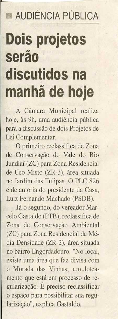 Jornal da Cidade - 07/05/2008