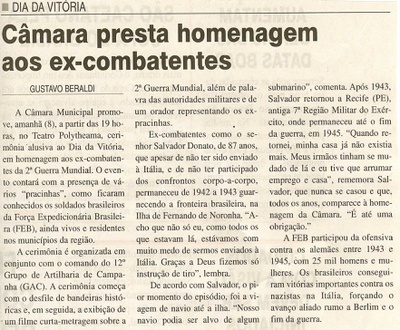 Jornal da Cidade - 07/05/2008