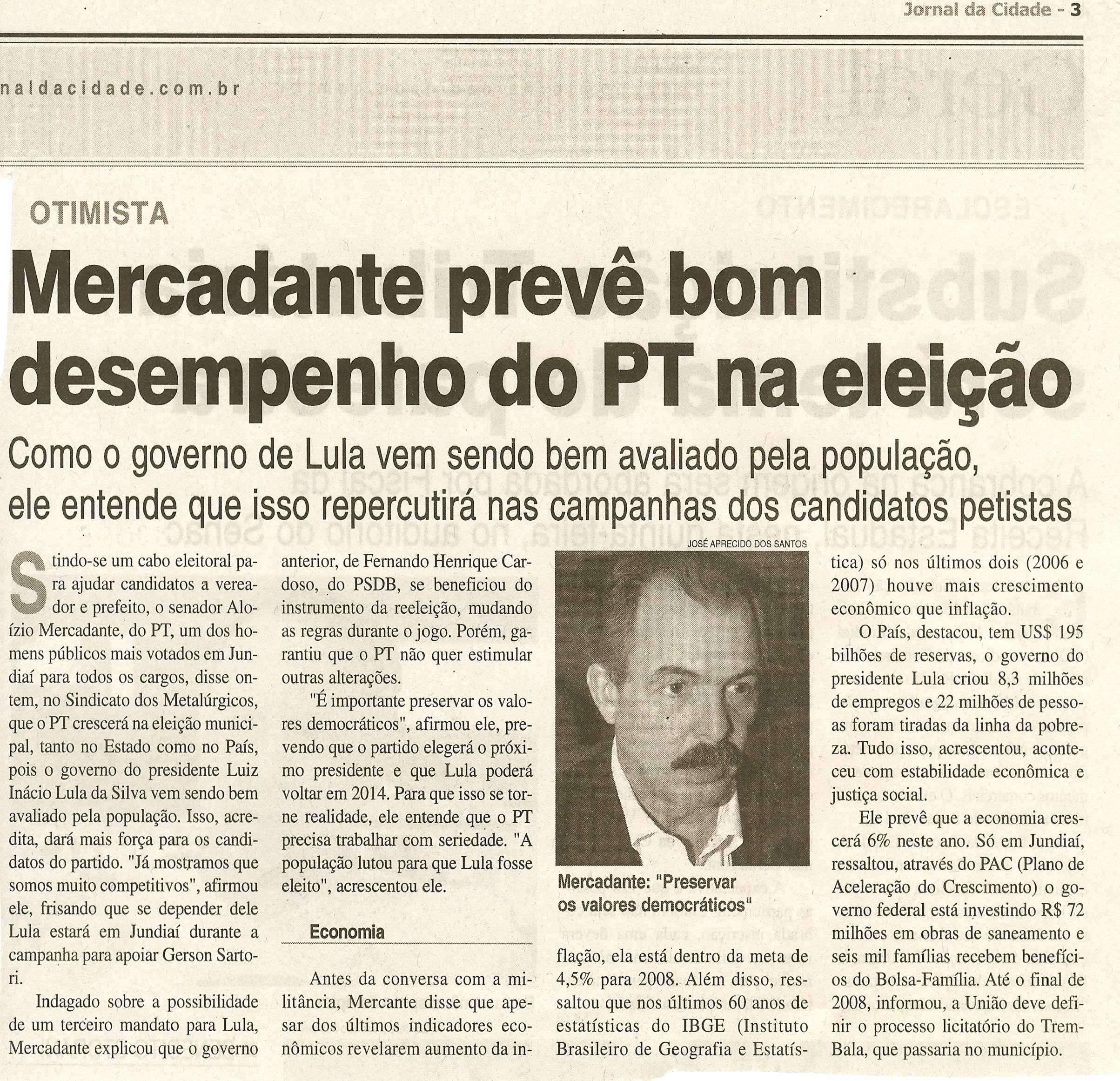 Jornal da Cidade - 07/05/2008