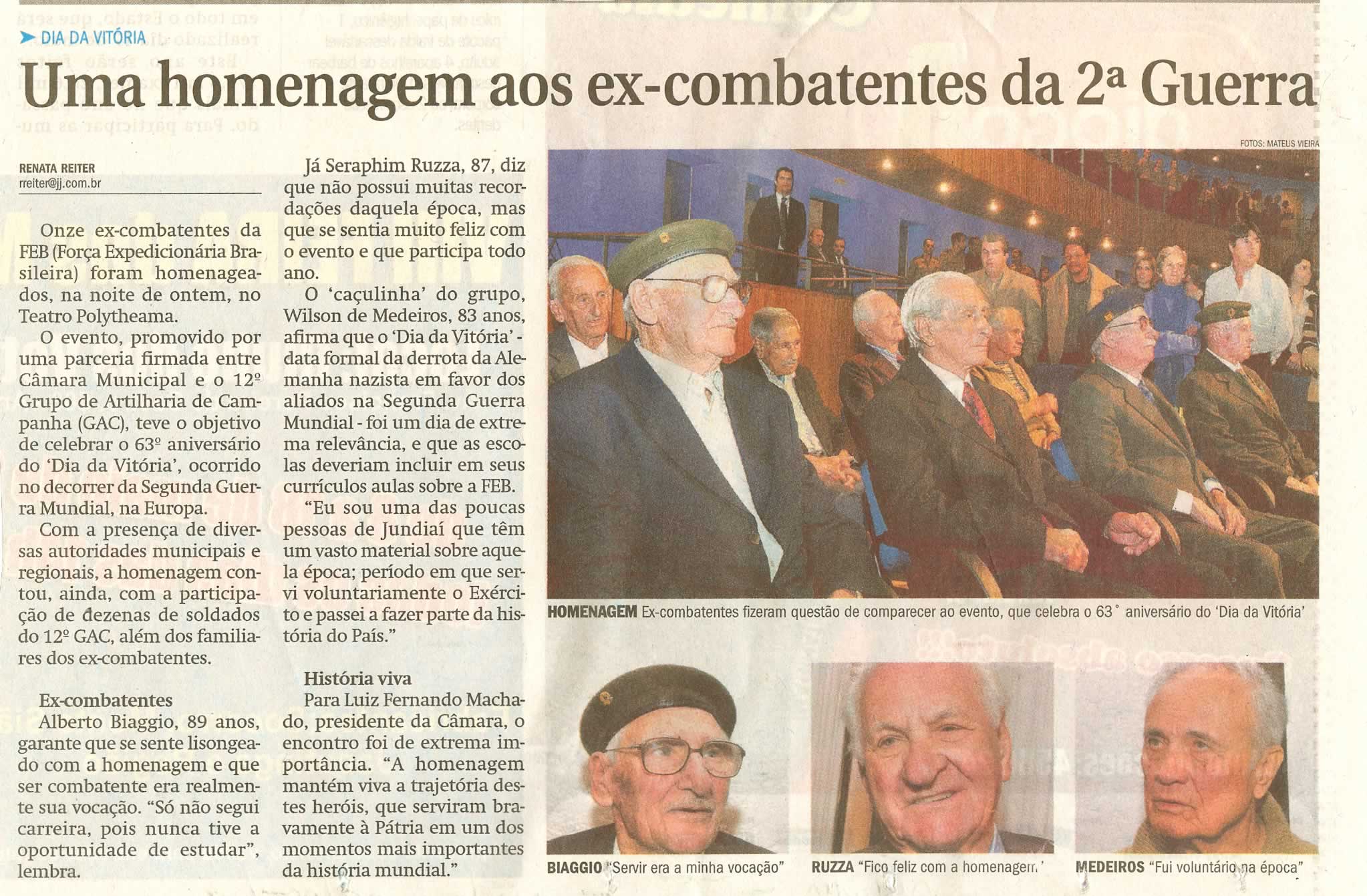 Jornal de Jundiaí - 09/05/2008