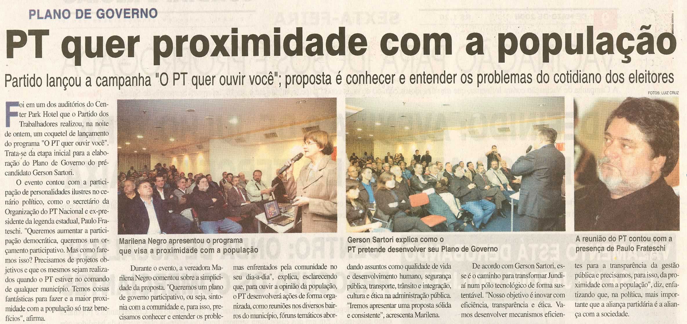 Jornal da Cidade - 09/05/2008