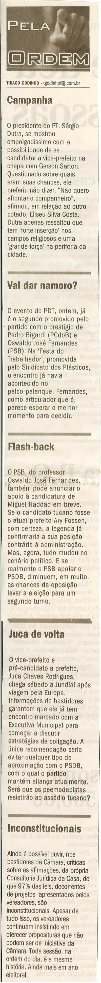 Jornal de Jundiaí - 09/05/2008