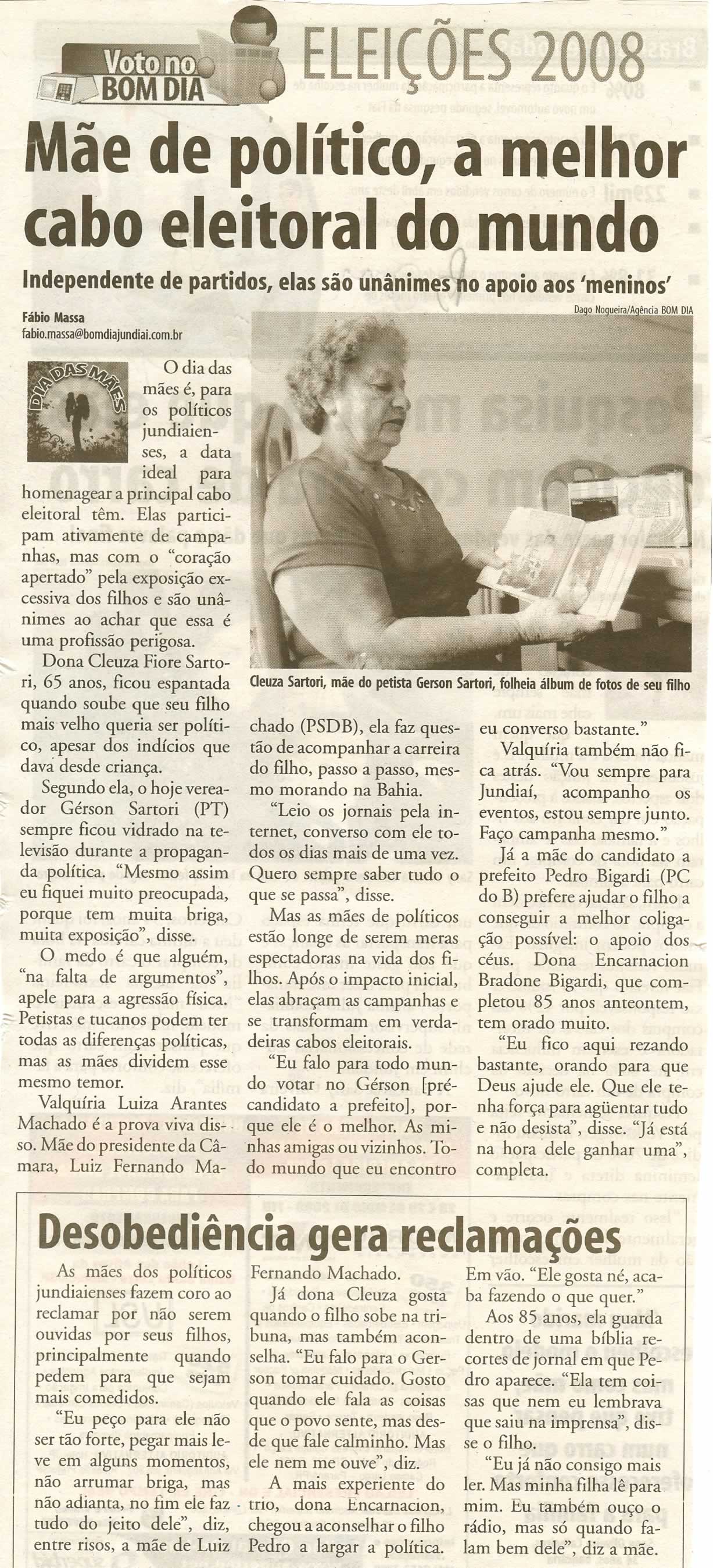 Bom Dia Jundiaí - 11/05/2008