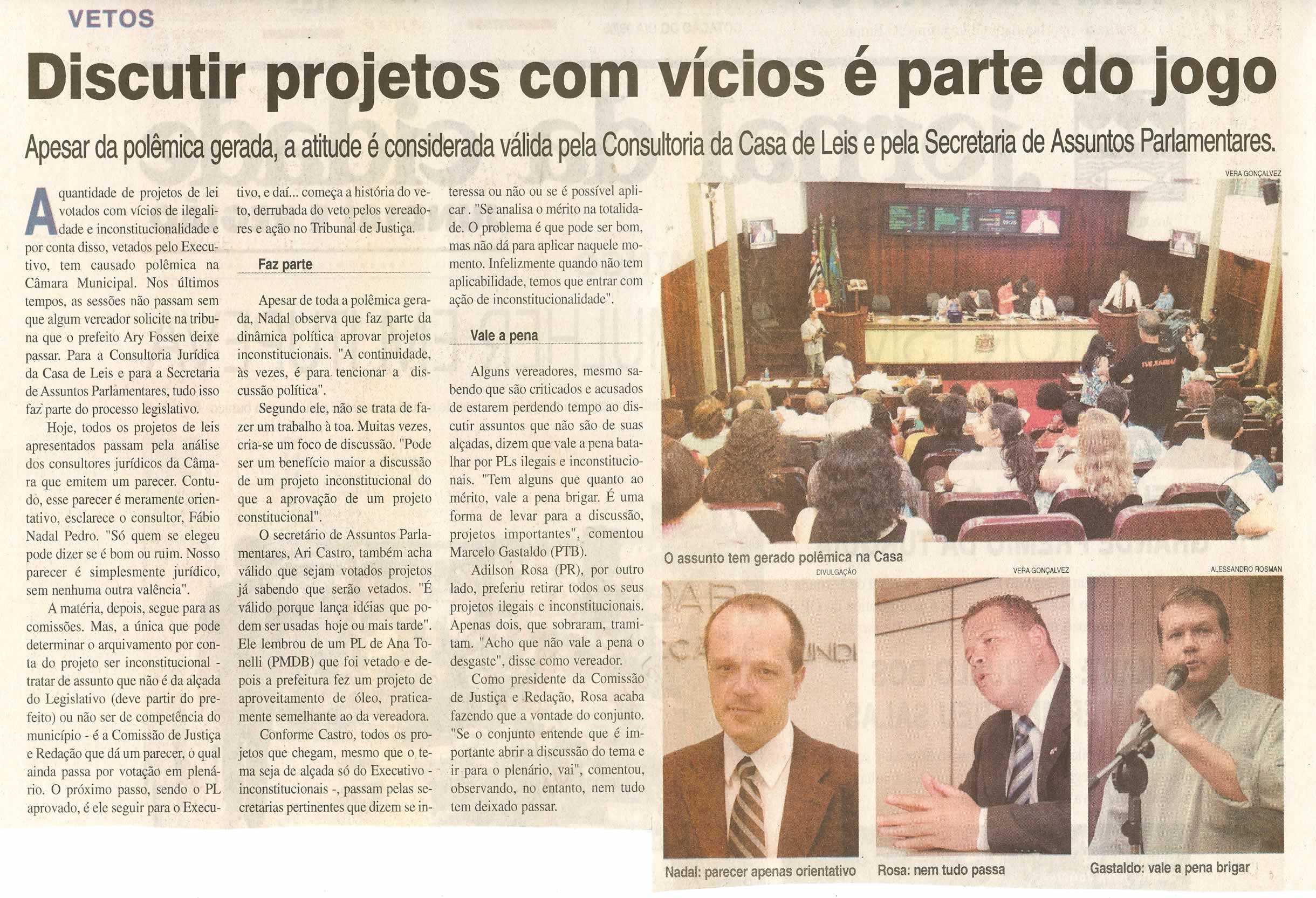 Jornal da Cidade - 11/05/2008