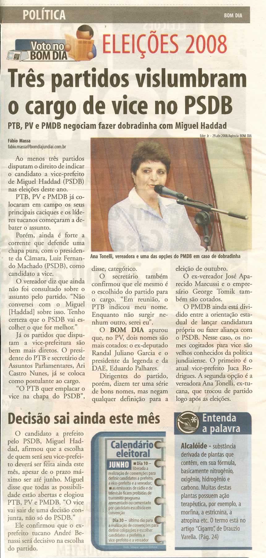 Bom Dia Jundiaí - 10/05/2008