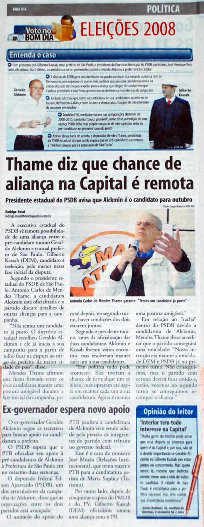 Bom Dia Jundiaí - 13/05/2008