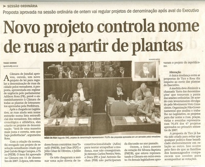 Jornal de Jundiaí - 14/05/2008