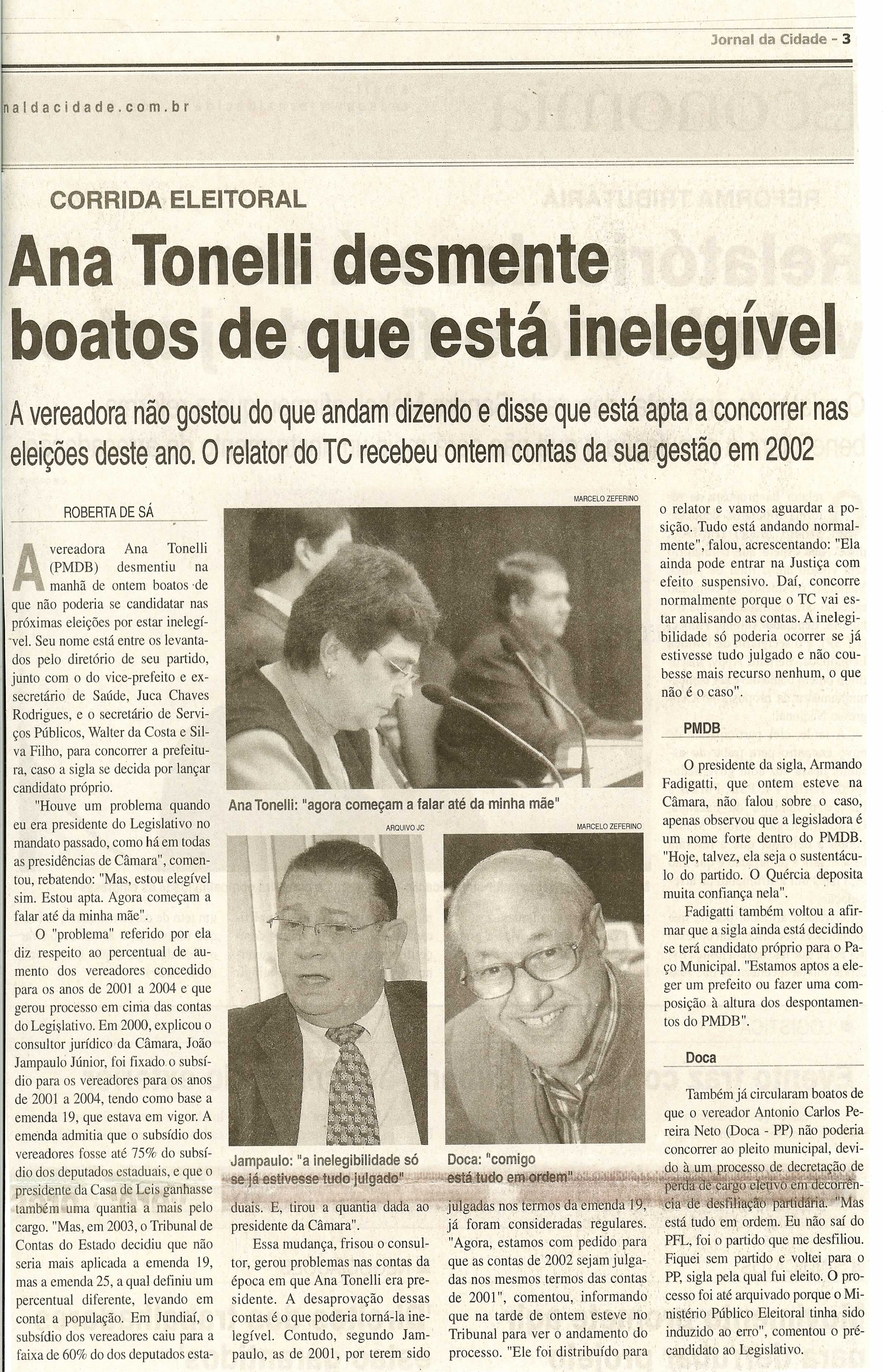 Jornal da Cidade - 14/05/2008