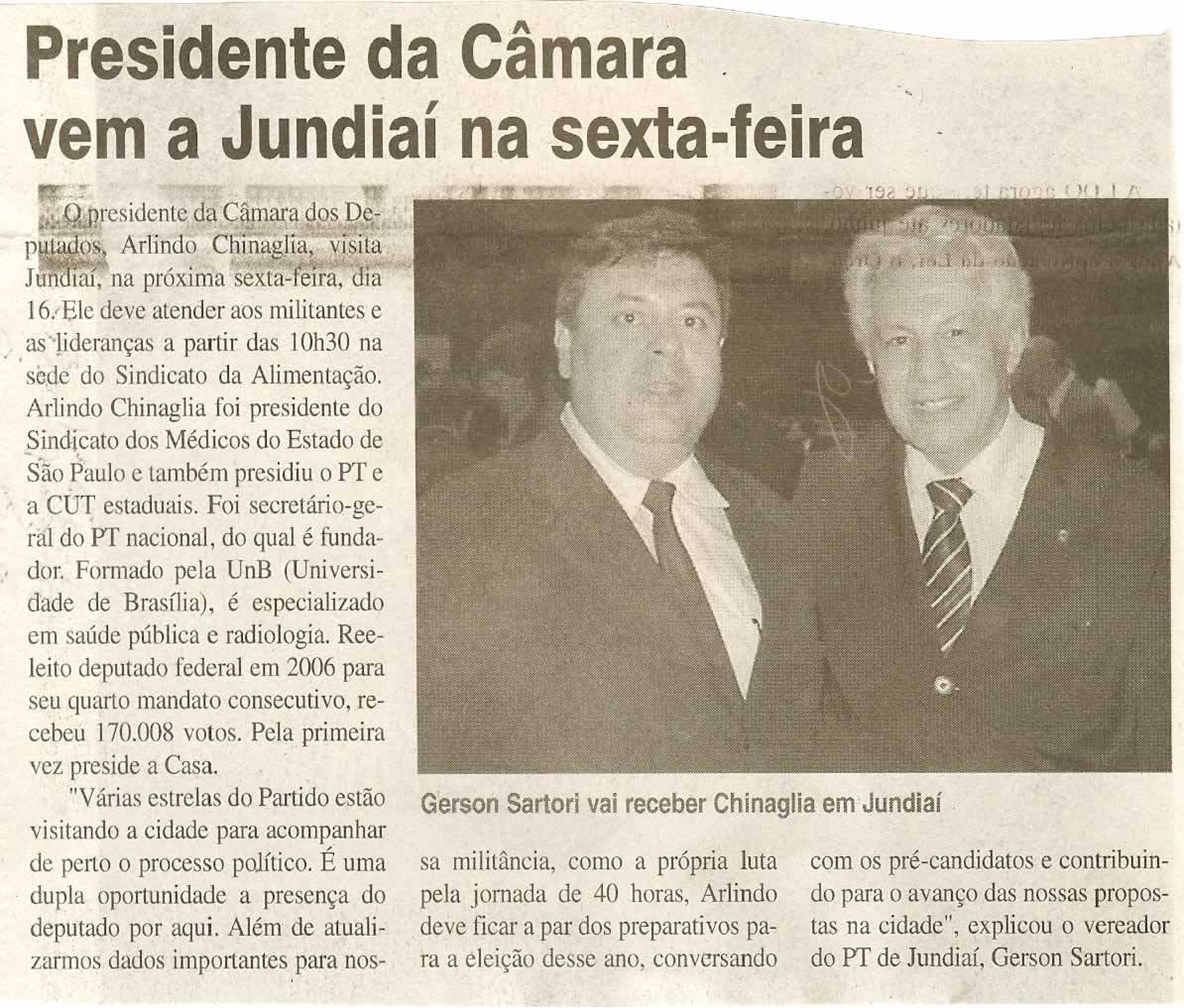 Jornal da Cidade - 15/05/2008