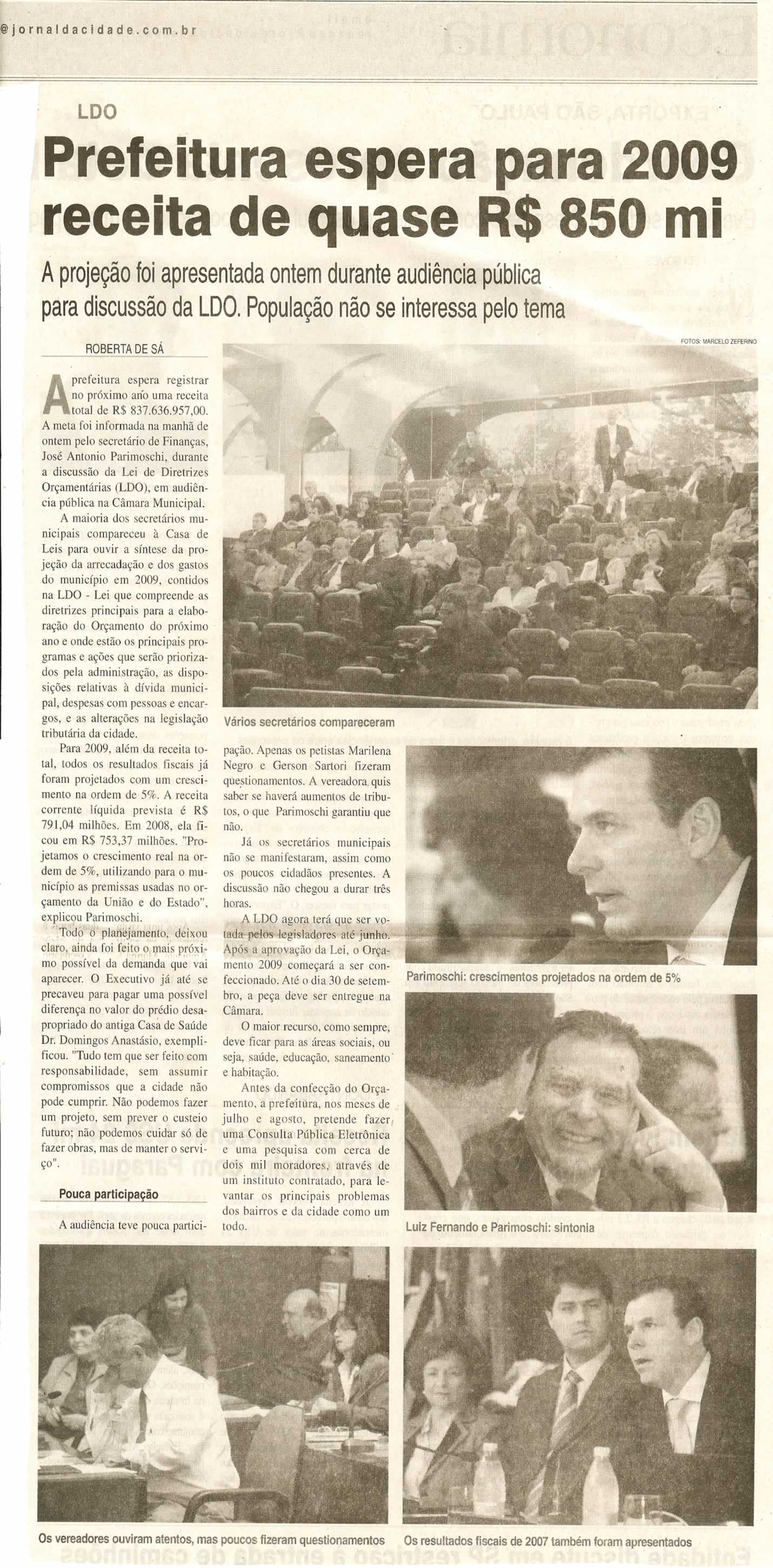 Jornal da Cidade - 15/05/2008