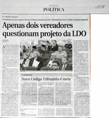Jornal de Jundiaí - 15/05/2008