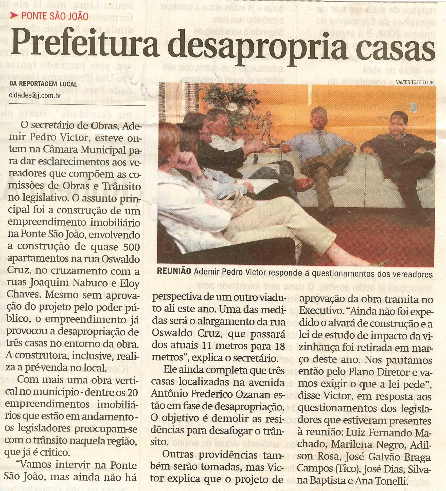 Jornal de Jundiaí - 17/05/2008