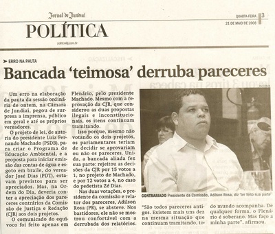 Jornal de Jundiaí - 21/05/2008
