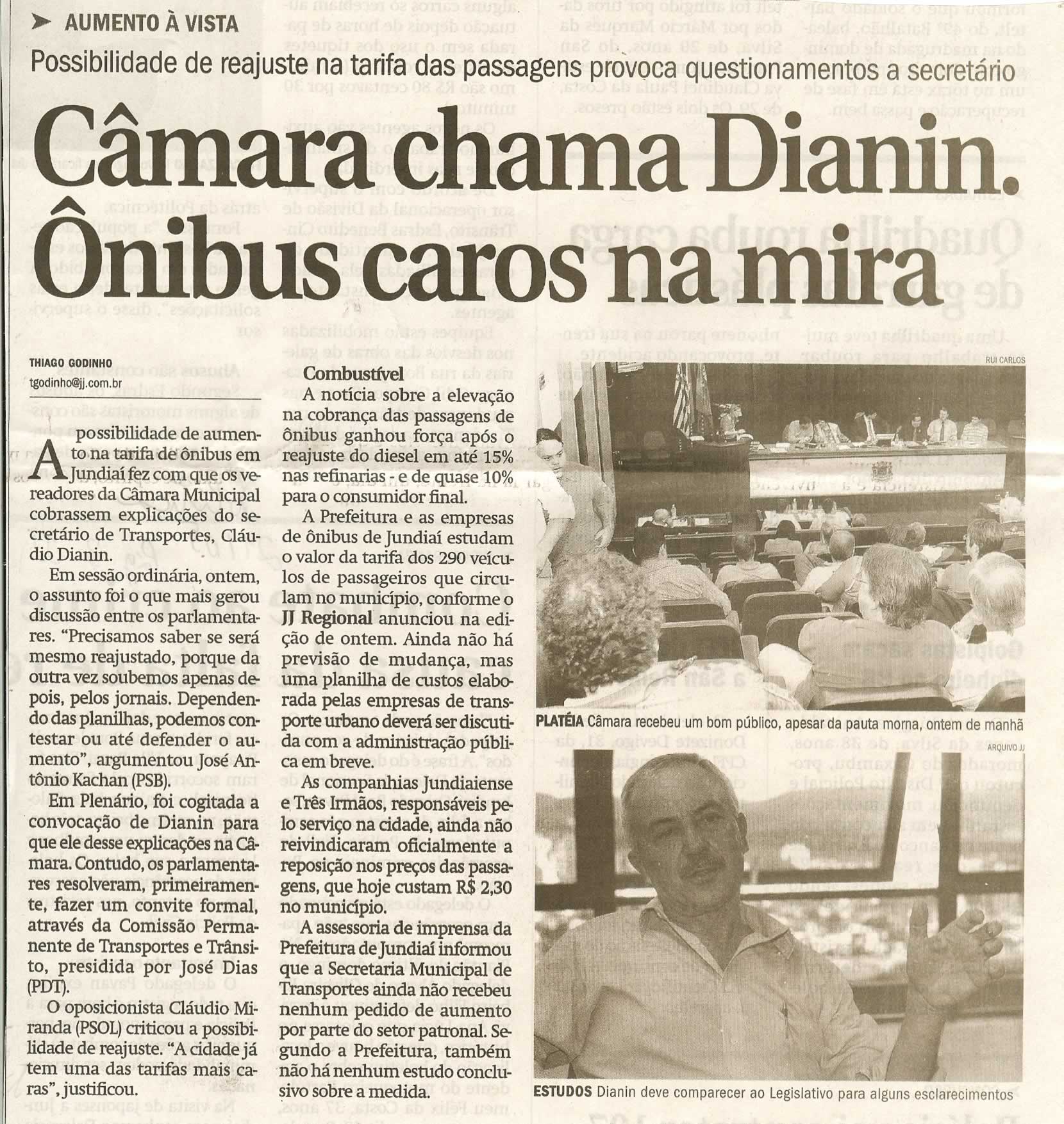 Jornal de Jundiaí - 21/05/2008