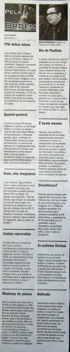 Jornal de Jundiaí - 21/05/2008