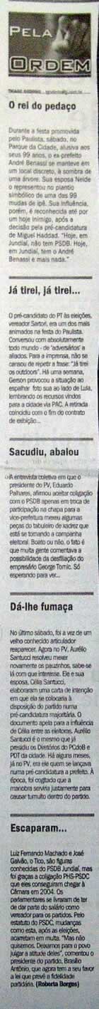 Jornal de Jundiaí - 20/05/2008