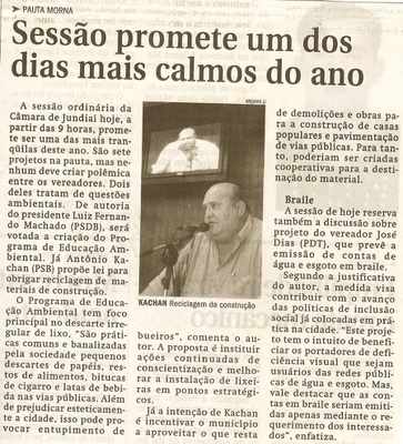 Jornal de Jundiaí - 20/05/2008
