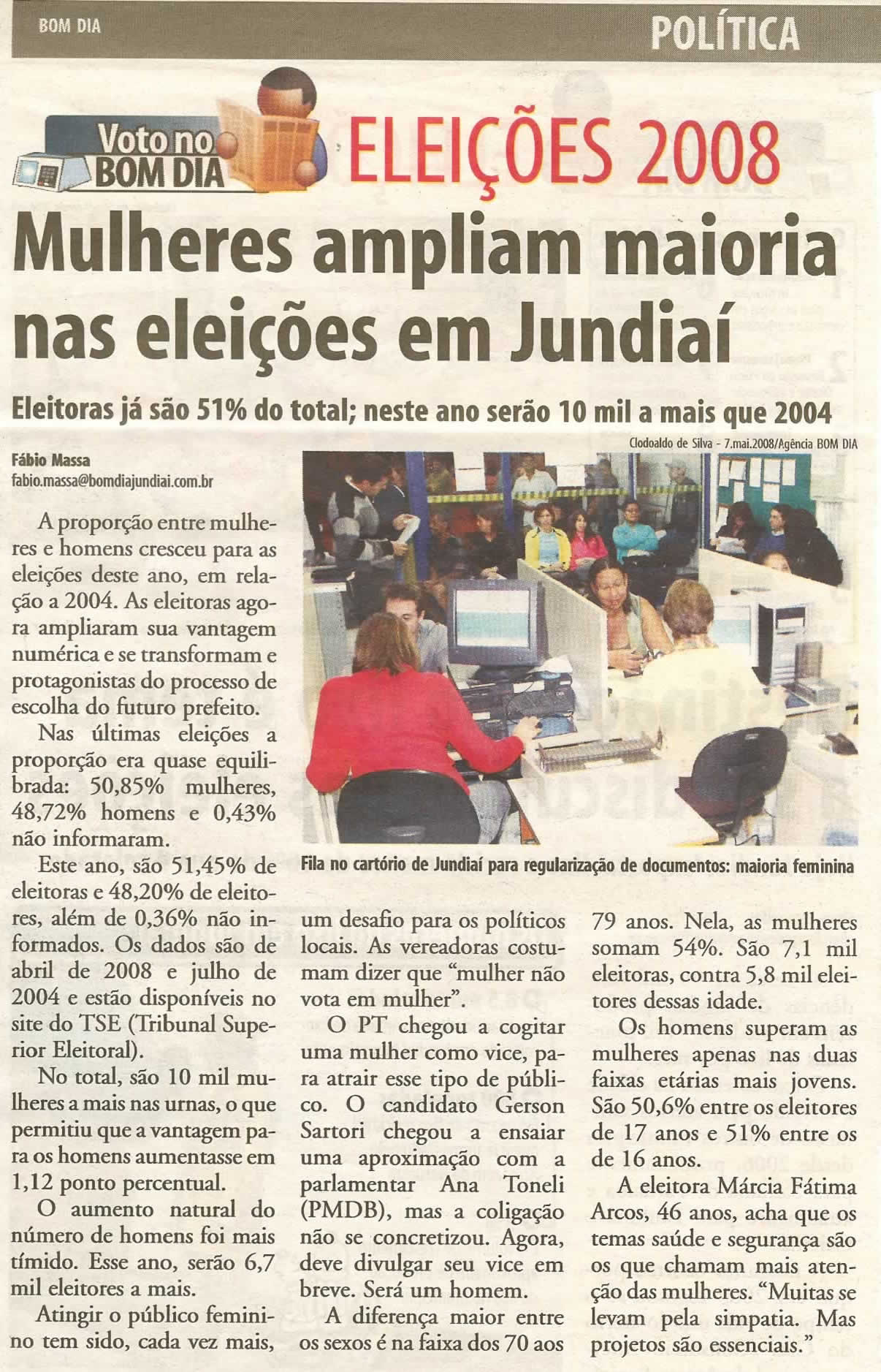 Bom Dia Jundiaí - 23/05/2008