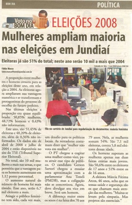 Bom Dia Jundiaí - 23/05/2008