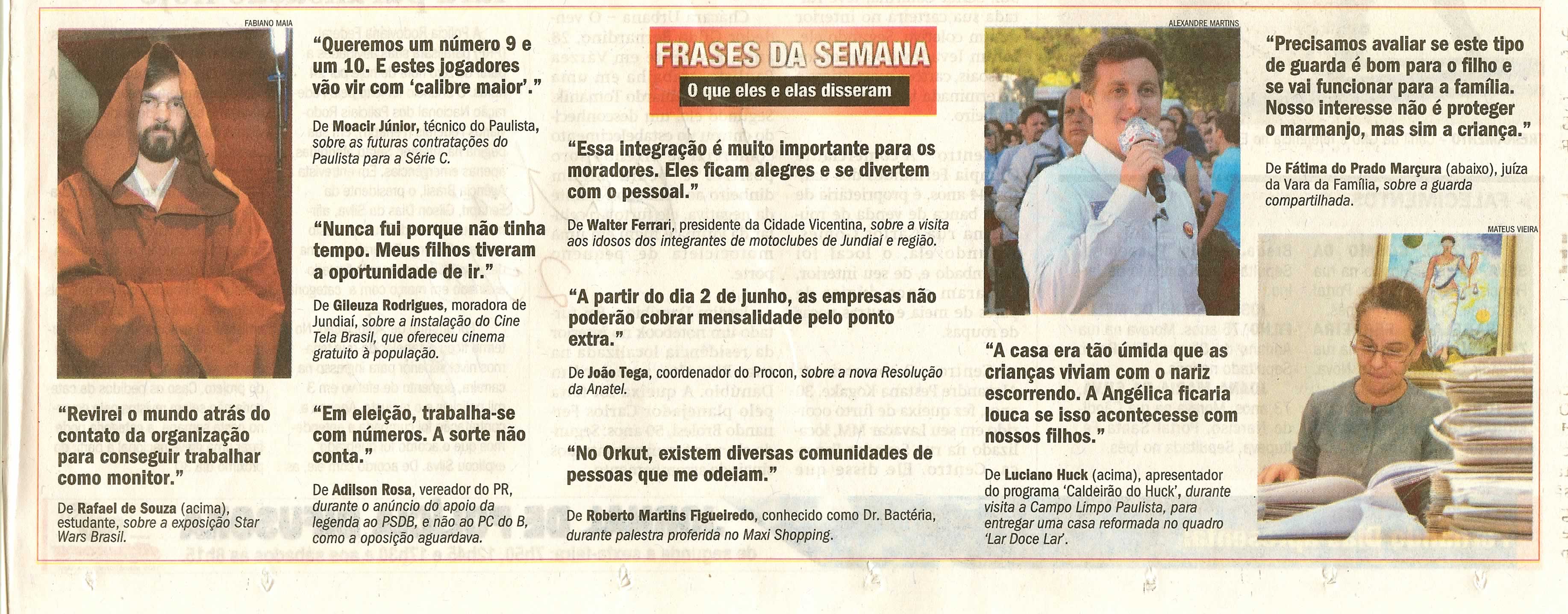 Jornal de Jundiaí - 25/05/2008