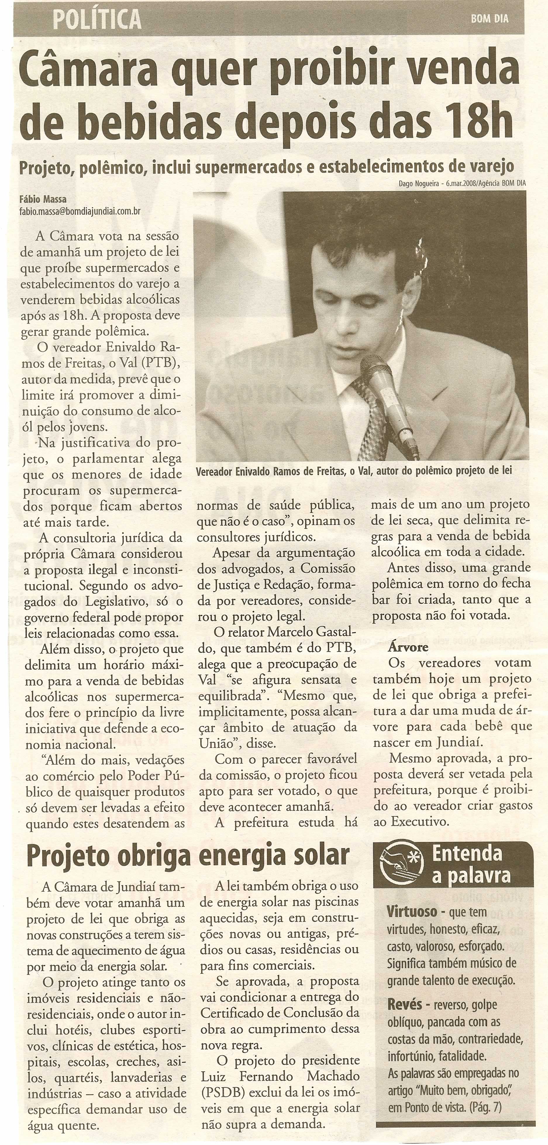 Bom Dia Jundiaí - 26/05/2008