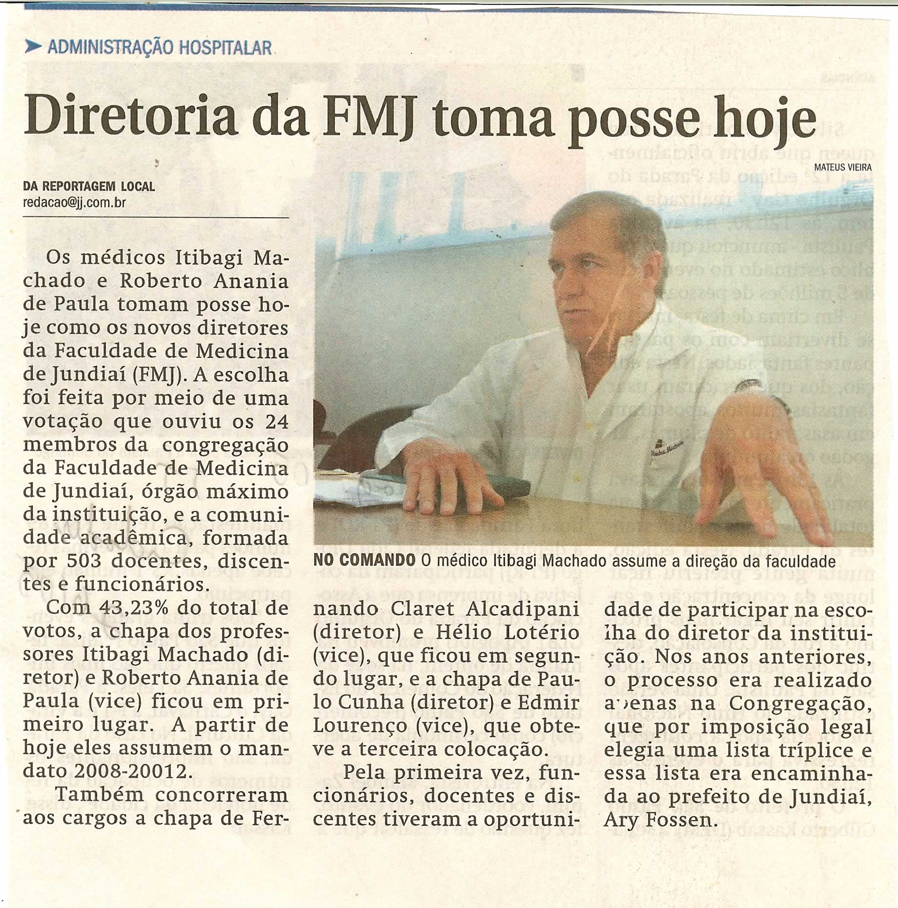 Jornal de Jundiaí - 26/05/2008