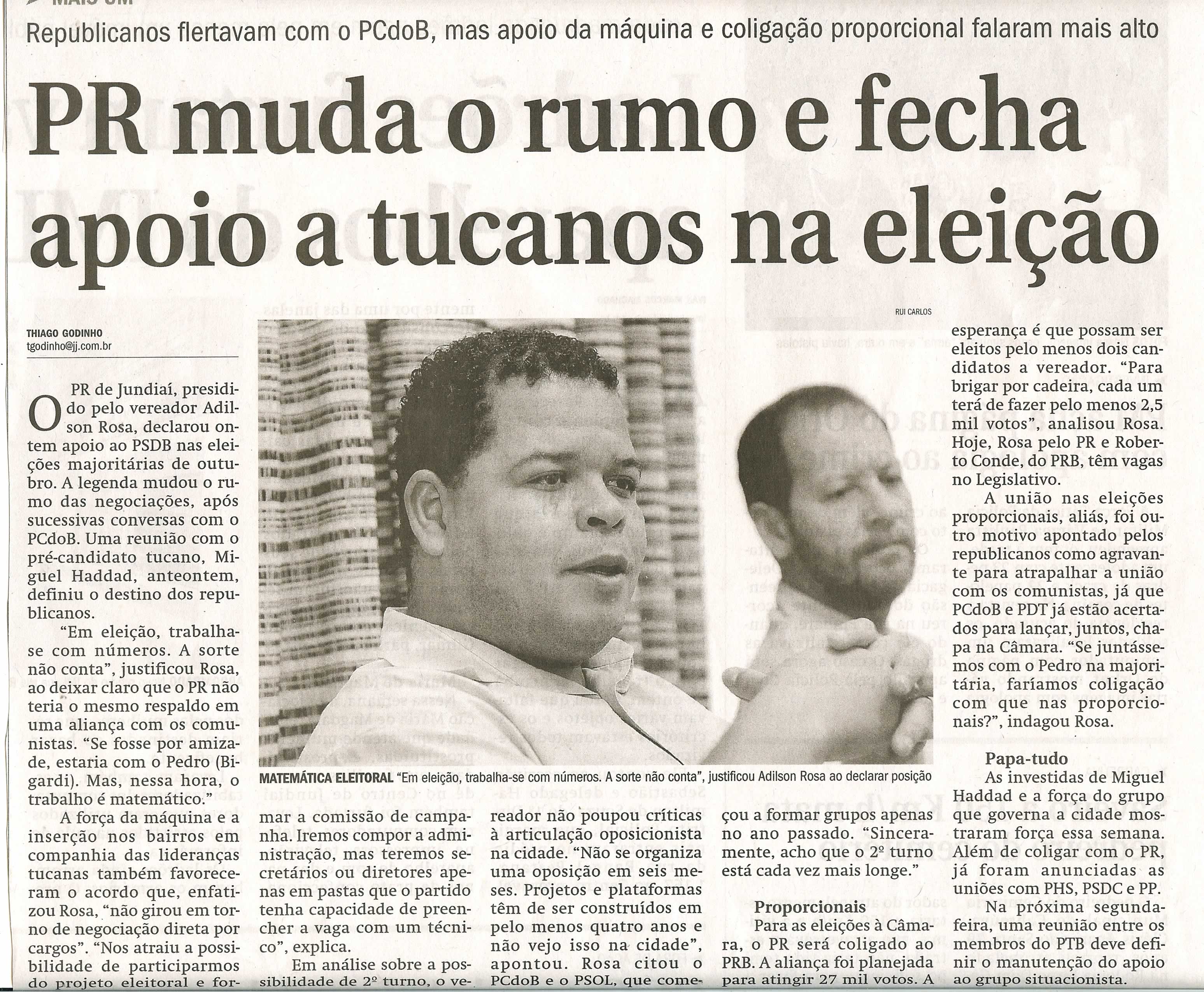 Jornal de Jundiaí - 22/05/2008