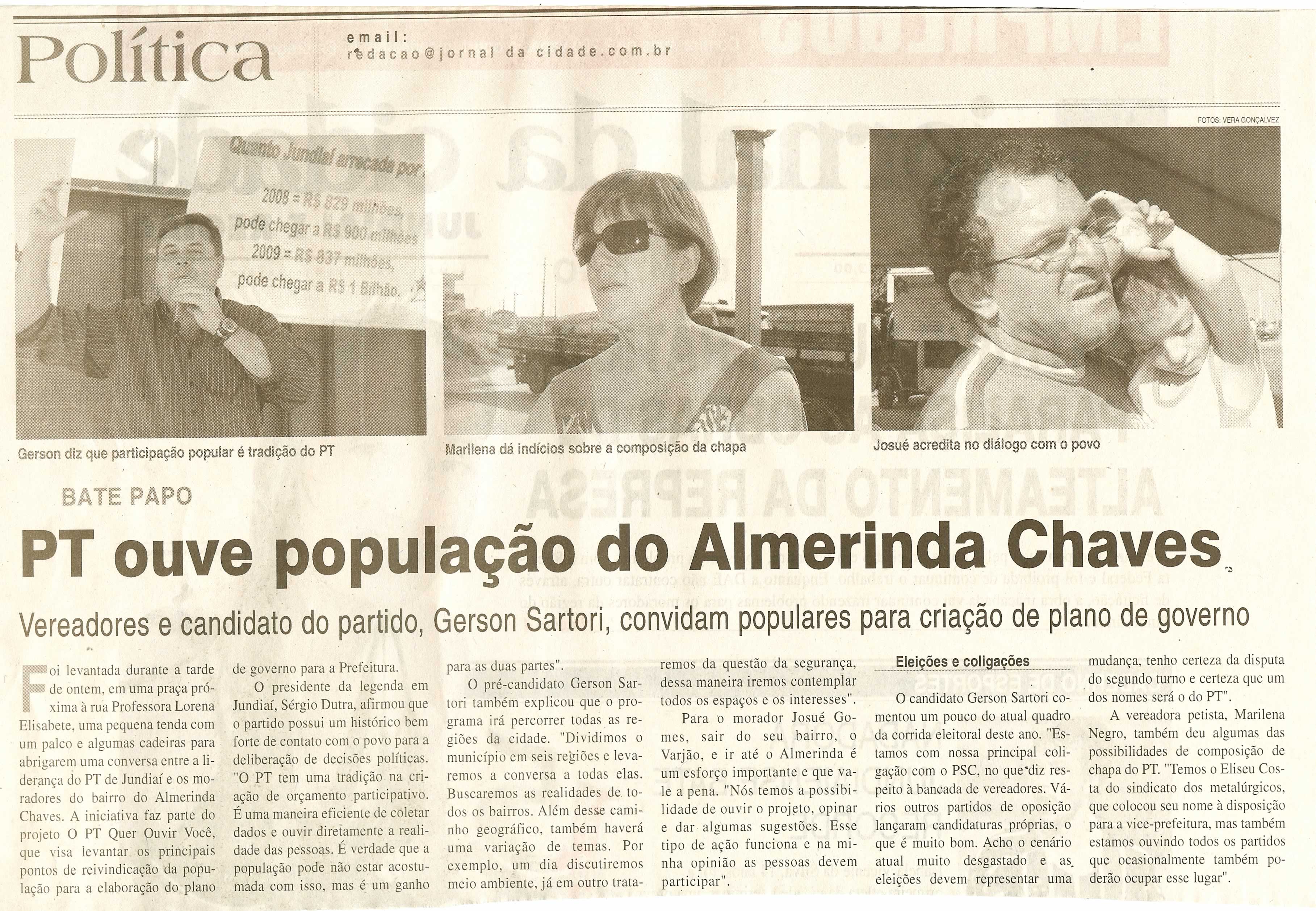 Jornal da Cidade - 25/05/2008
