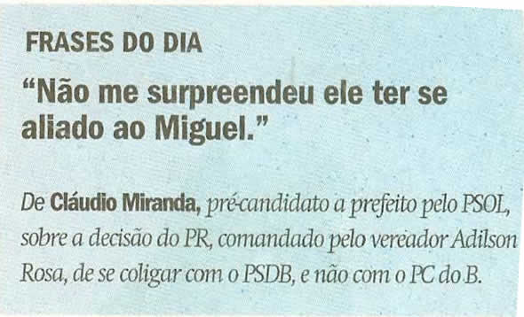 Jornal de Jundiaí - 23/05/2008
