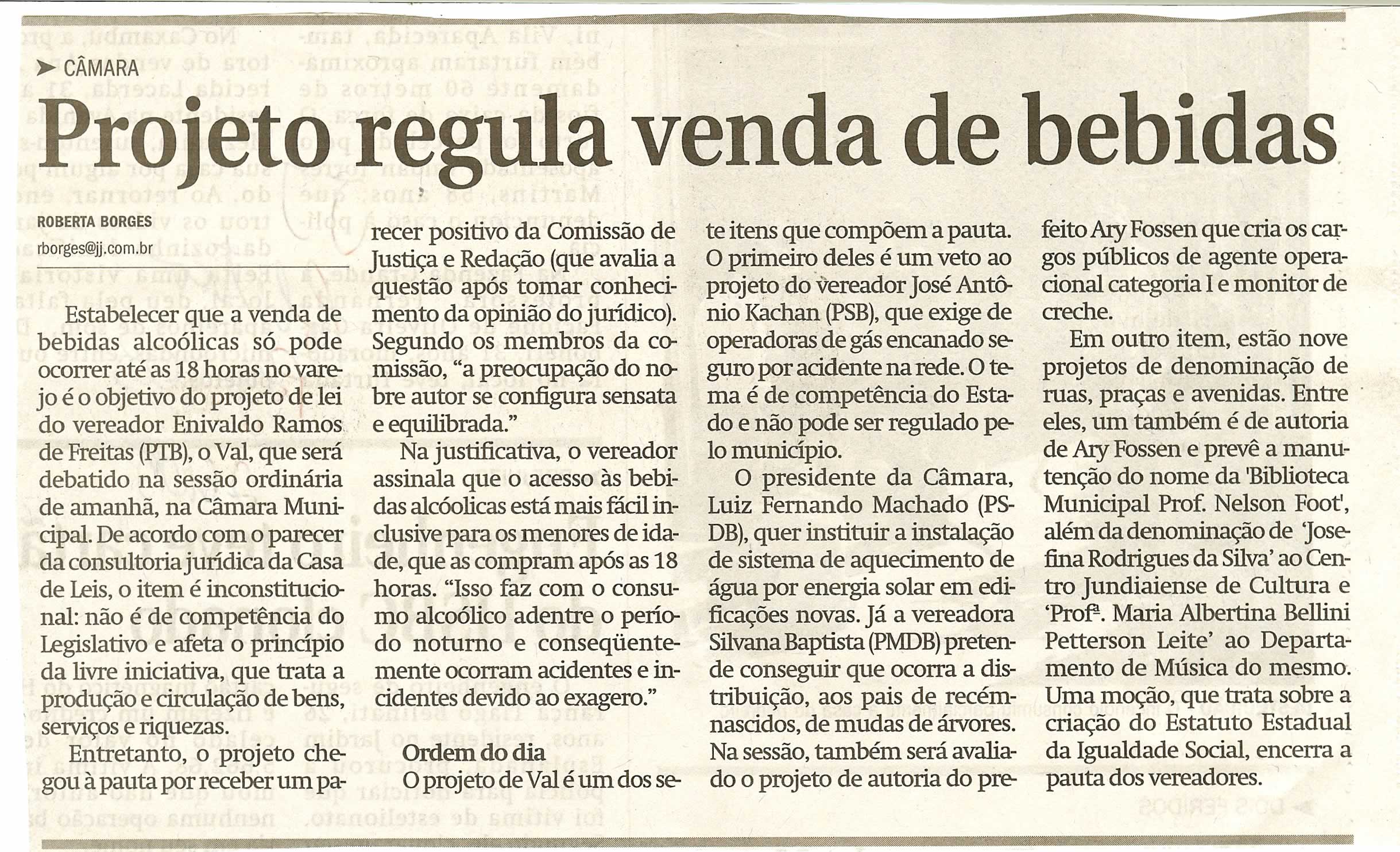 Jornal de Jundiaí - 26/05/2008