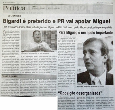 Jornal da Cidade - 22/05/2008