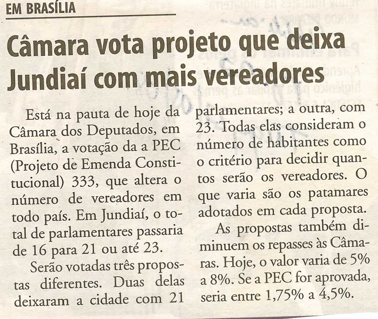 Bom Dia Jundiaí - 27/05/2008