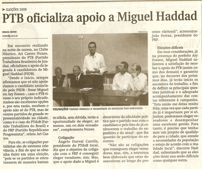 Jornal de Jundiaí - 27/05/2008