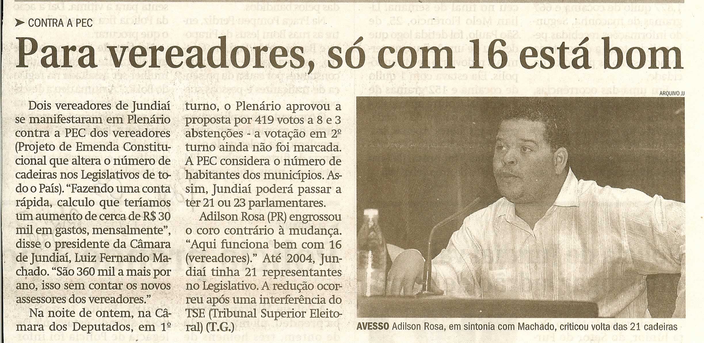 Jornal de Jundiaí - 28/05/2008