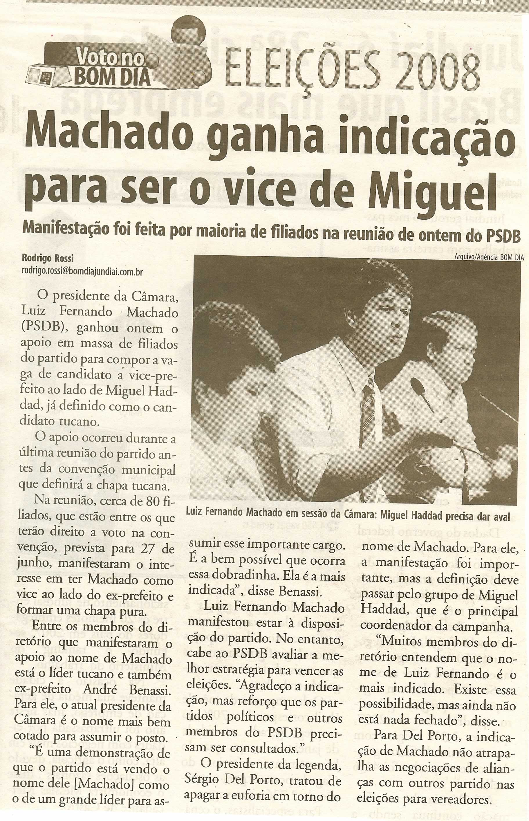 Bom Dia Jundiaí - 28/05/2008