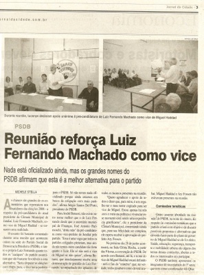 Jornal da Cidade - 28/05/2008