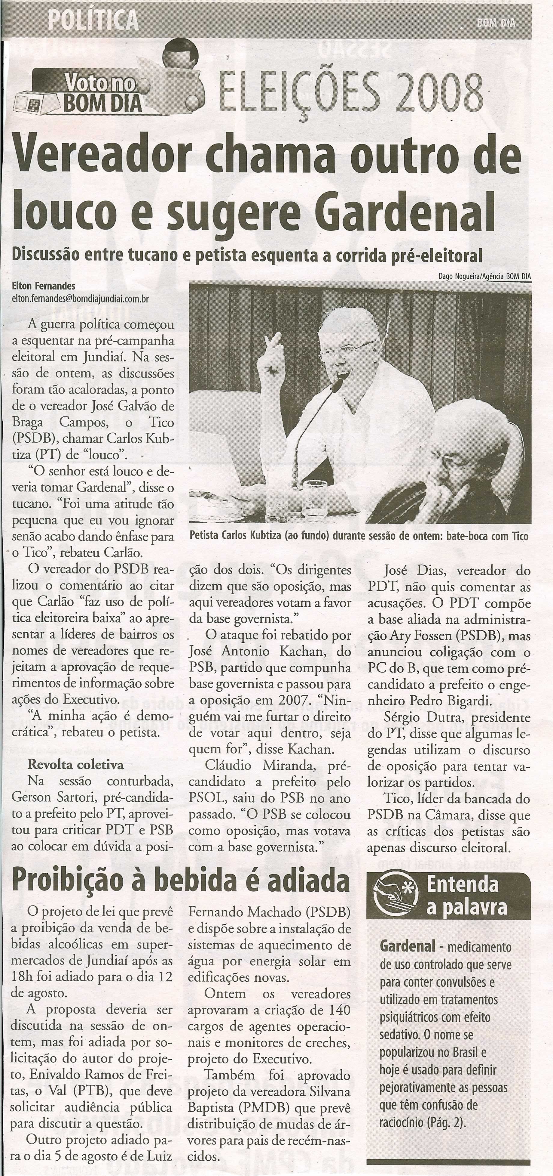 Bom Dia Jundiaí - 28/05/2008