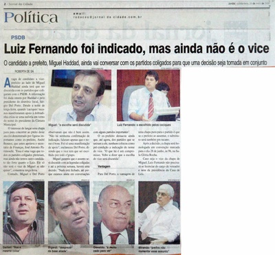 Jornal da Cidade - 29/05/2008
