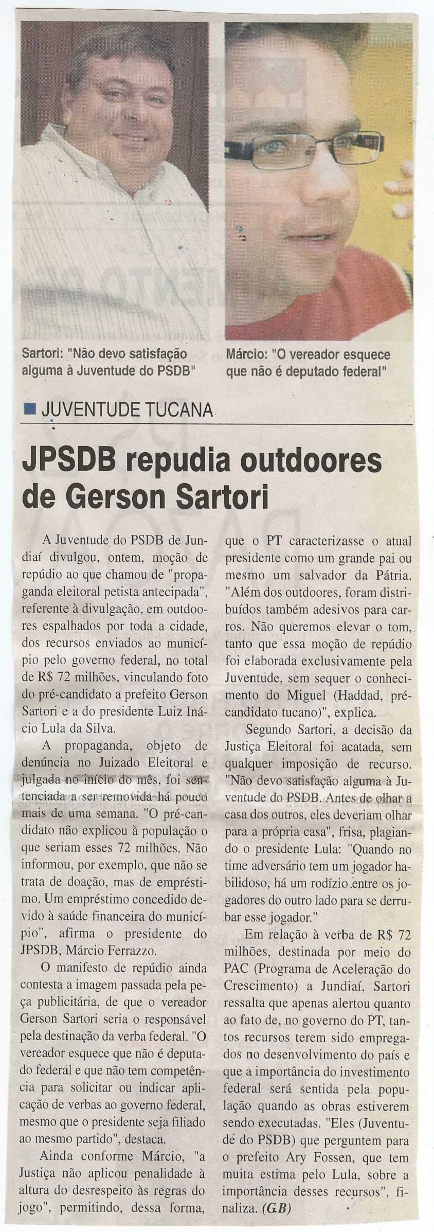 Jornal da Cidade - 30/05/2008