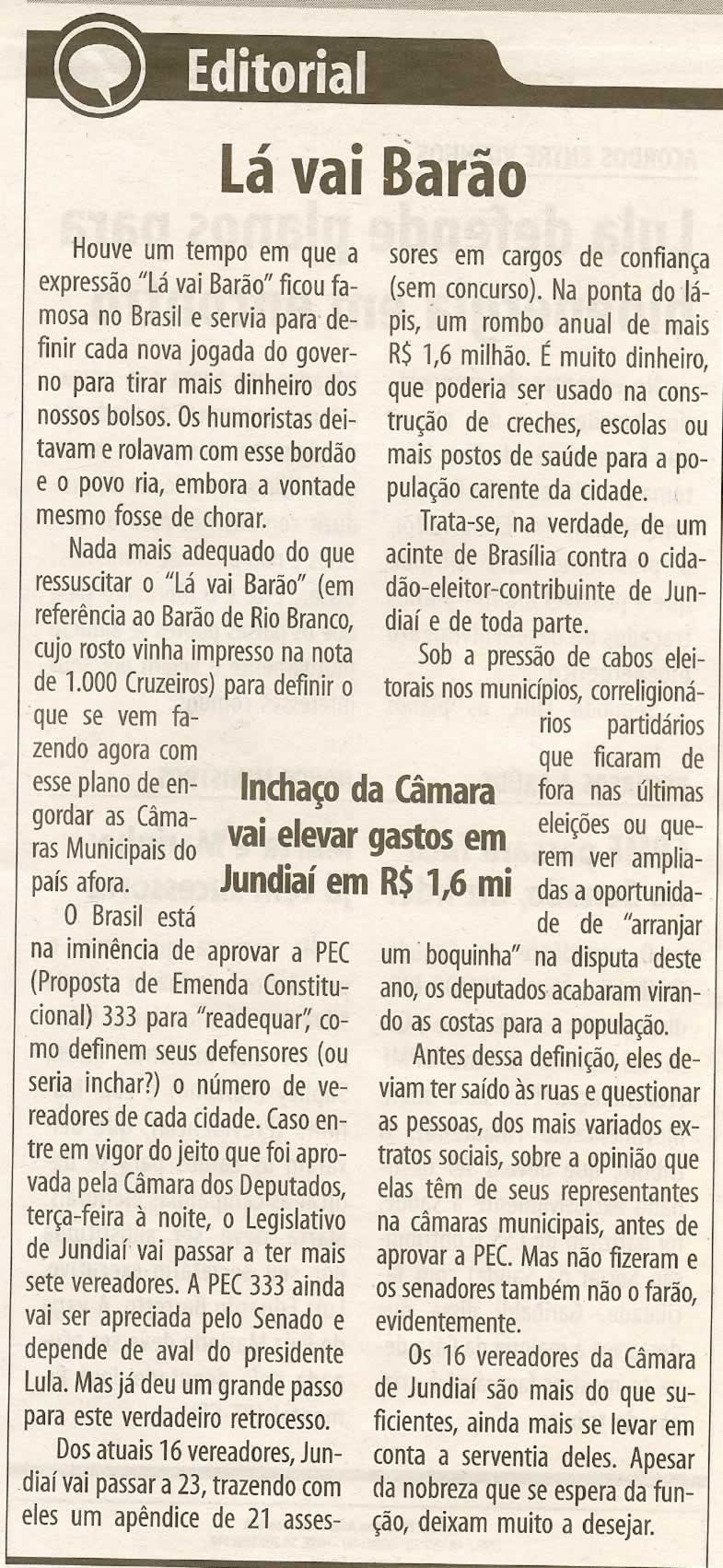 Bom Dia Jundiaí - 30/05/2008