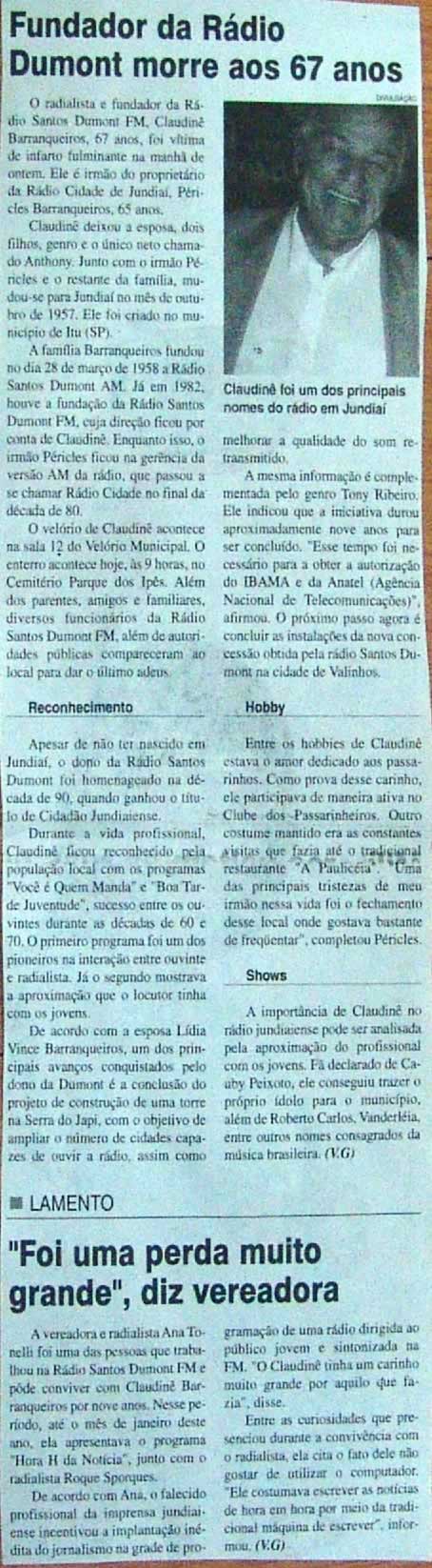 Jornal da Cidade - 30/05/2008
