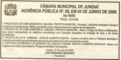 Jornal de Jundiaí - 31/05/2008